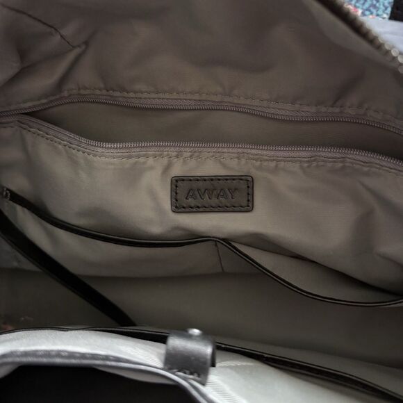 Away The Everywhere Bag Navy Blue Pockets Carry On Travel Nylon Duffle Bag - Picture 10 of 16